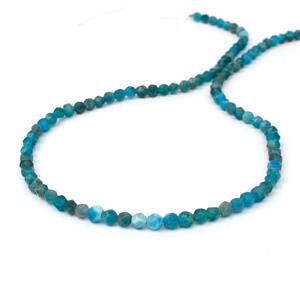 35cts Neon Apatite Faceted Fancy Approx 3x4mm, 38cm 