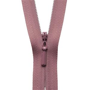 Dusty Pink Concealed Zip: 56cm