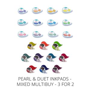 Pearl & Duet Inkpads - Mixed Multibuy - 3 For 2