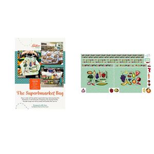 Amber Makes The Superbmarket Bag Kit Panel & Instructions - The Greengrocers