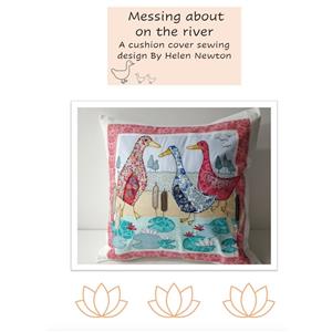 Helen Newton's Messing About On The River Cushion Instructions