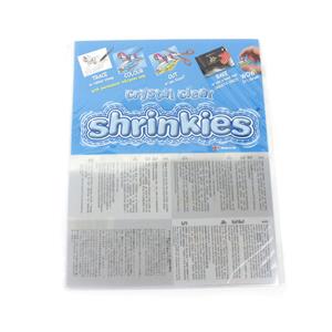 Shrinkles Shrink Art Craft Pack - Crystal Clear 32cm (6 Sheets)