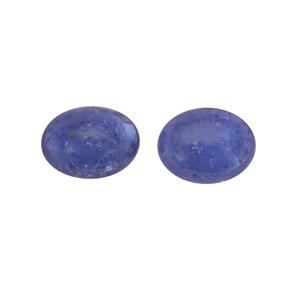 3.8cts Tanzanite 9x7mm Oval Pack of 2 (H)