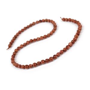 86.50cts Golden Goldstone Faceted Round Approx 5mm, 35cm Loose strand	