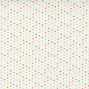 Moda Love Lily Lovely Blender Dot Multi Sugar Fabric 0.5m