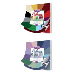 Colour Block Paper Pads Christmas Bundle, Contains both Classic & Frosted Christmas Pads - 96 sheets in total! 