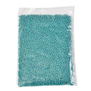 2mm Teal Seed Beads, 100g Bag