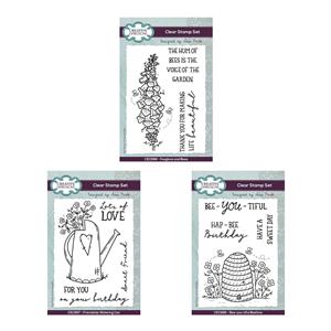 SPECIAL OFFER BUNDLE - Creative Expressions Sam Poole Stamp Sets - Bee-you-tiful Bees