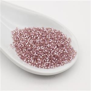 Miyuki Delica Silver Lined Pale Rose Seed Beads 11/0 Approx 7.2GM