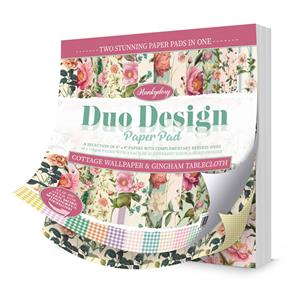 Country Cottage Wallpaper & Gingham Tablecloth Duo Design Pad