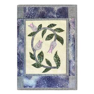 Village Fabrics Batik Book Cover; includes Notebook - Grey