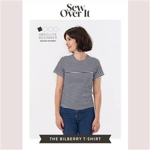 Sew Over It Bilberry T-shirt Sewing Paper Pattern - Size 8 - 20