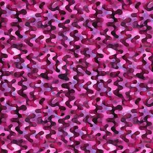 Dan Morris Flamenco Collection Zig Zag Violet Fabrics 0.5m