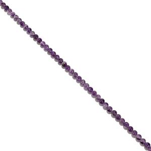 150cts Dog Tooth Amethyst Plain Rounds With 2mm Holes, Approx 8mm, 38cm Strand