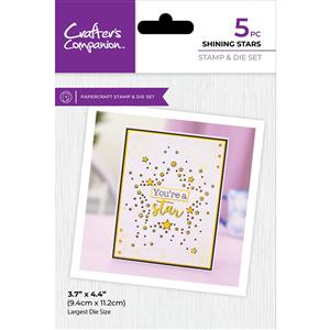 Crafter's Companion Stamp & Die - Shining Star