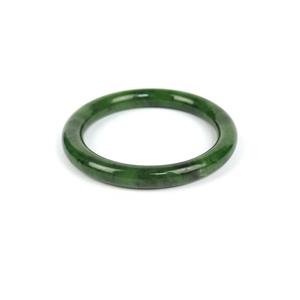 170cts Spinach Green Nephrite Bangle Approx 60-62mm, 1pc