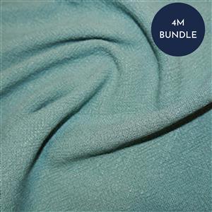 Stone Washed Linen Blend Teal Fabric Bundle (4m)