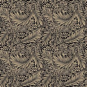 William Morris Larkspur Ebony Fabric 0.5m