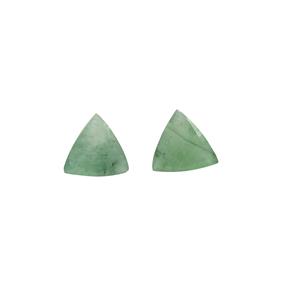 3cts Sakota Emerald 9x9mm Triangle Pack of 2 (O)