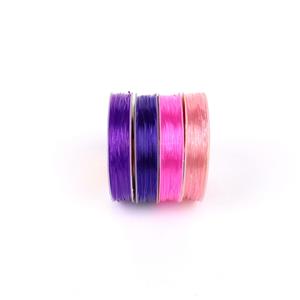 40m Pink & Purple 1mm Elastic Stretch Cord Bundle 