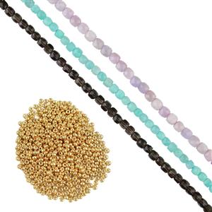 Smoky Quartz, Amazonite & Kunzite Faceted Cubes Project With Downloadable Instructions By Mark Smith 