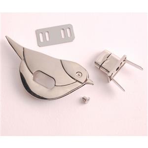 Debbie Shore Bird Twist Lock Silver