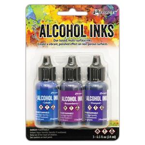 Alcohol Ink 3 Pack Indigo/Violet