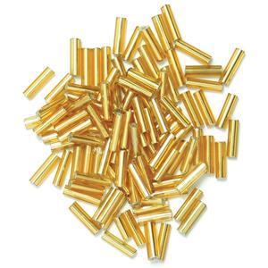 Bugle Beads Gold Pack of 8g