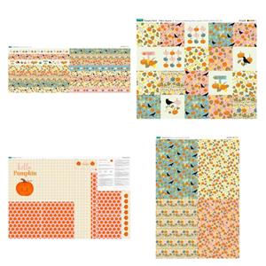 Pumpkin Patch Fabric Panel Mega Bundle (4pcs). Save £7.99