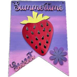 MDF Sweet Summertime plaque