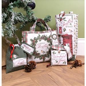 Amber Makes The Gift Bag Collection: Christmas Classics Kit Instructions & Fabric Panel