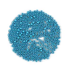 Miyuki Duracoat Opaque Dyed Aqua Blue Seed Beads 8/0 (21GM/TB)