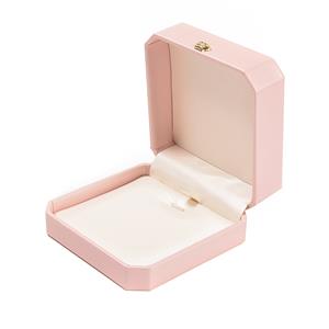 Pale Pink PU Pendant Box Approx 10x10x5cm