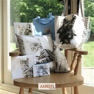Amber Makes A Clowder of Cats Kit: Instructions & Fabric Panel (140 x 75cm)