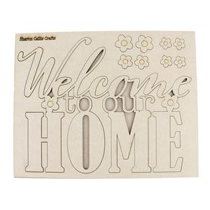 Sharon Callis Crafts  A Country Walk Collection  MDF - Welcome to our Home