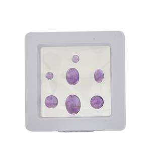 10cts Amethyst Cabochan Mix Shape Approx 3 to 14x10mm With Instructions On How To Make A Bezel Setting By Claire MacDonald