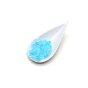 Matte Aqua Mystic Glass Beads, 8mm (25pcs)
