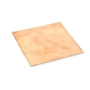 Copper sheet, Approx 0.4mm 10x10cm, 1pc