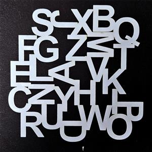 Alphabet Stencil 15cm x 15cm Stencil