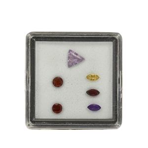 0.78cts Multi Gemstone Mix Shape & Size Pack of 6 