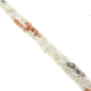 325cts Multi-Colour Moonstone Small Chips Approx 4x1 - 7x4mm, 60