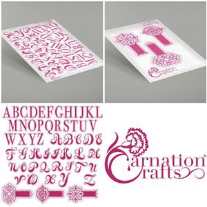 Carnation Crafts For The Love Of Letters Die Set