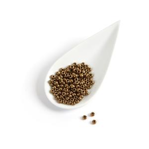 Galvanized Gold Seed Beads 6/0 (20GM/TB)