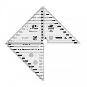Creative Grids® 15.2cm Flying Geese, 45° 90° Triangle Ruler