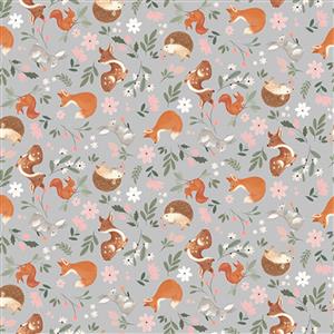 Baby In Bloom Little Babies Flannel Fabric 0.5m