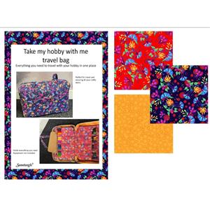 Sanntangle Carry My Hobby Bag Kit: Pattern & Fabric (3m)