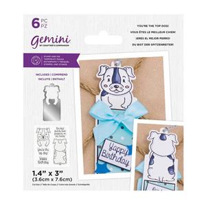 Gemini - Stamp & Die - You're the Top Dog! - 6PC