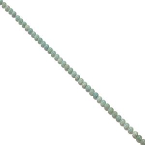 160cts Chinese Amazonite Plain Rounds With 2mm Holes, Approx 8mm, 38cm Strand