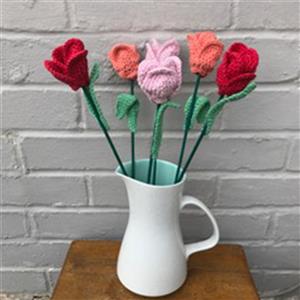 Adventures in Crafting Tulips Bouquet Crochet Kit