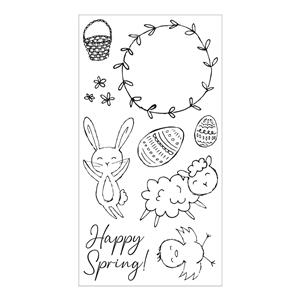 Clear Stamps 9PK Spring Essentials by Olivia Rose